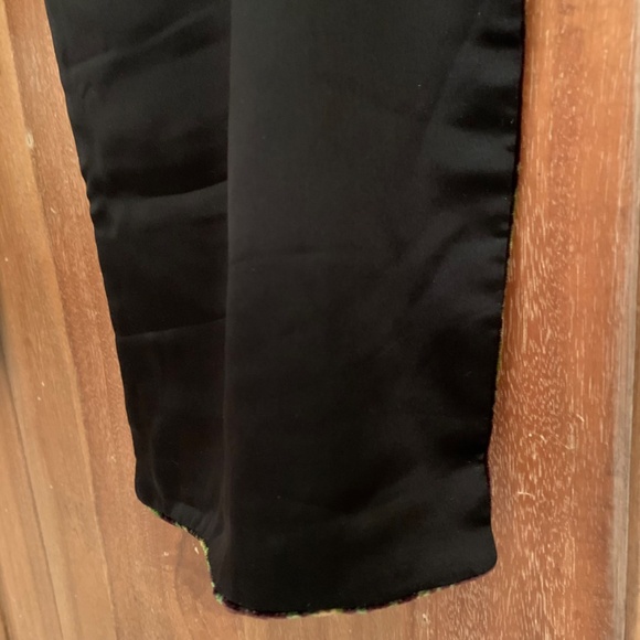 Vintage Elaine Gold For Collection XIIX LTD Rayon/ Silk Velvet Scarf - Picture 10 of 13